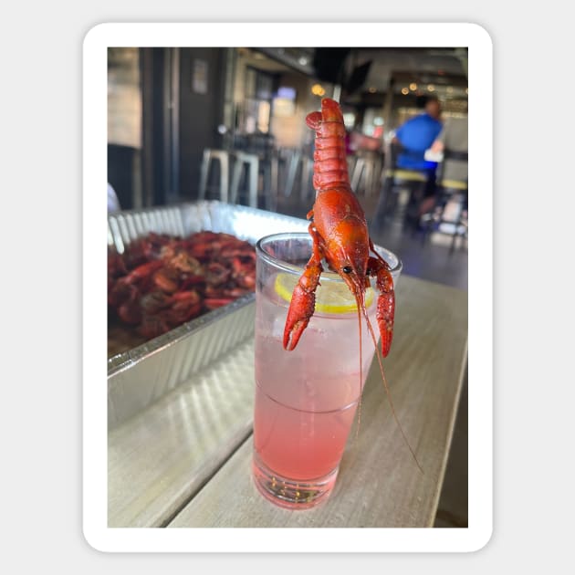 Happy Hour Crawfish Sticker by ephotocard